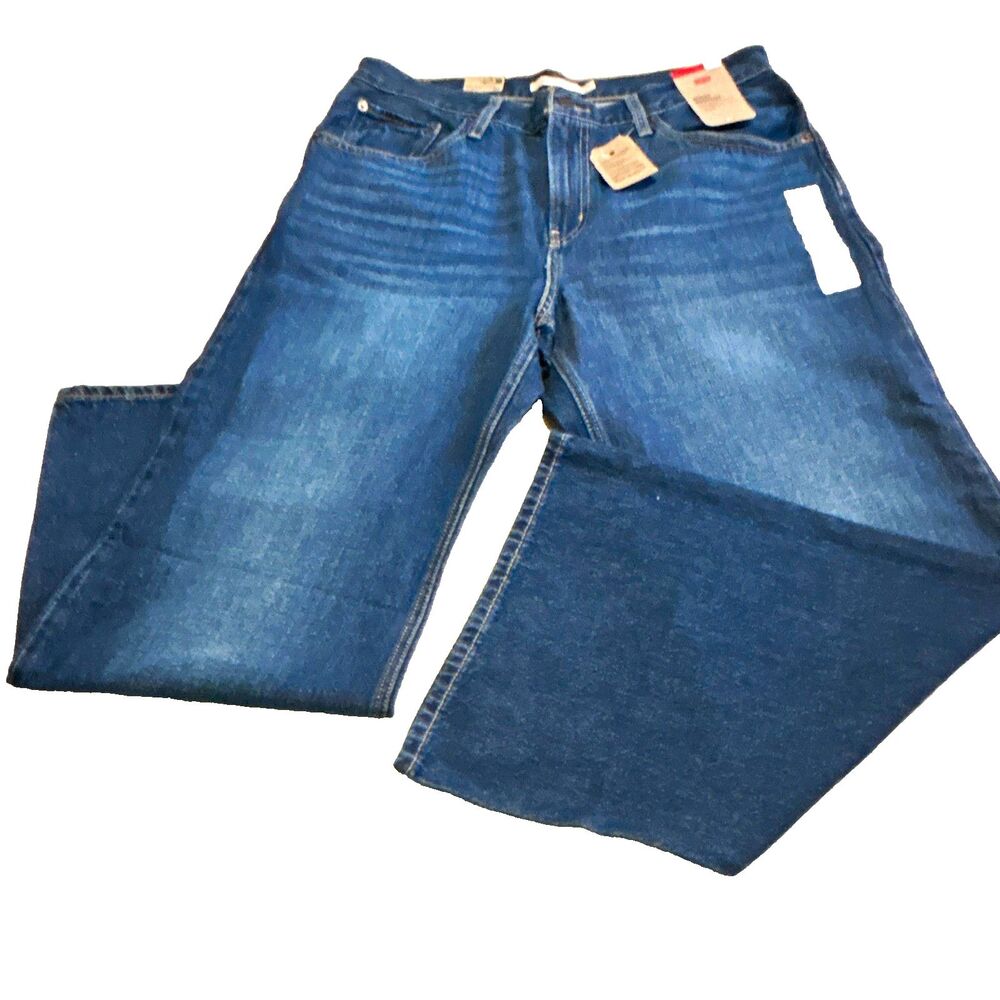 NWT Levi's Middy Loose Bootcut Jeans Medium Wash 100% Cotton Women's 31x31